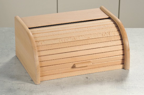 Bread box, 39.5 x 28 cm, beech wood - Kesper