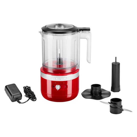 Akumulátorový sekáčik na potraviny, 1,18 l, Empire Red - KitchenAid