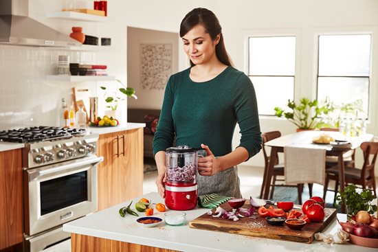 Akumulátorový sekáček na potraviny, 1,18 l, Empire Red - KitchenAid