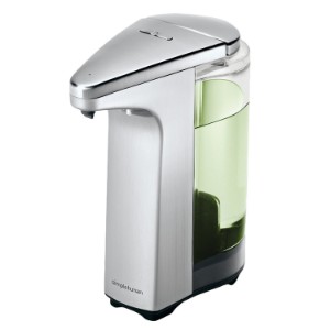 Liquid soap dispenser with sensor, 237 ml, Silver - simplehuman