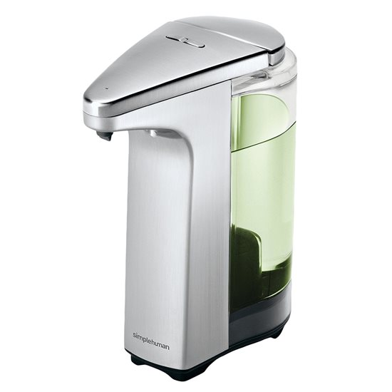 Dispensador de jabón líquido con sensor, 237 ml, Silver - simplehuman