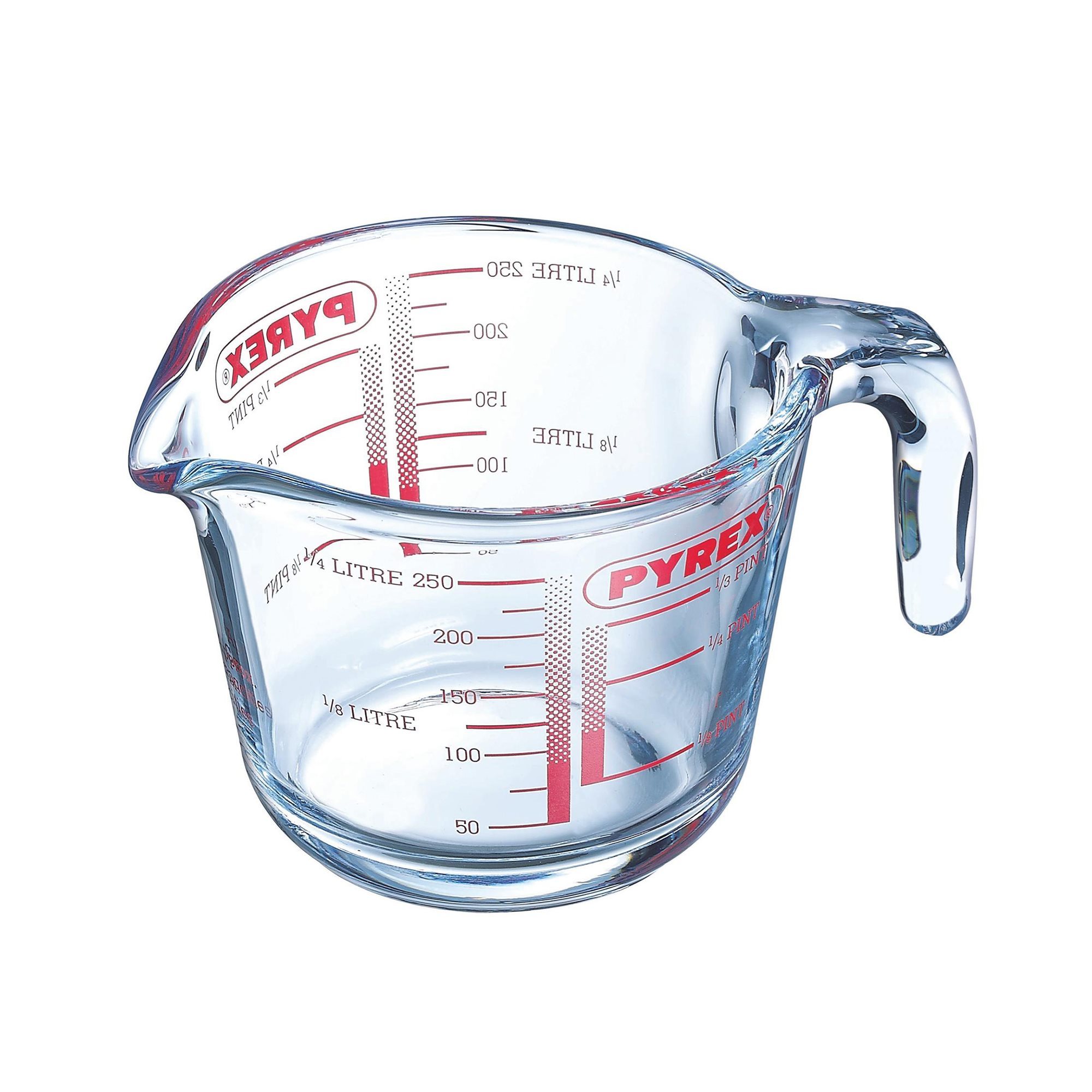 Graduated mug, made from borosilicate glass, Classic, 250 ml – Pyrex