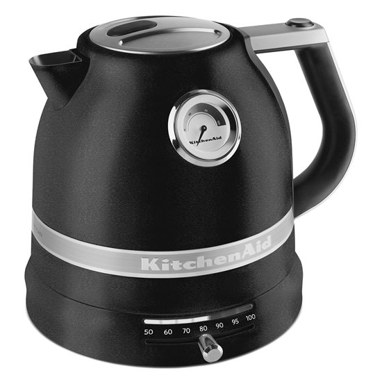 Elektrisk vattenkokare Artisan 1,5L, "Cast Iron Black" färg - KitchenAid varumärke