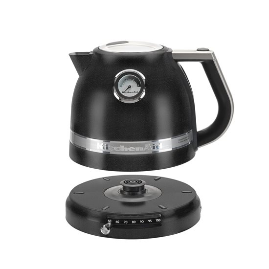 Elektrikli su ısıtıcısı Artisan 1.5L, "Cast Iron Black" rengi - KitchenAid markası