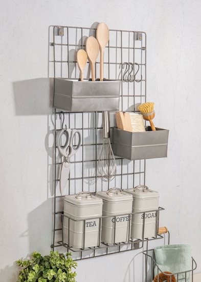 Organizador de parede, 39,5 x 13 x 80 cm - feito por Kitchen Craft