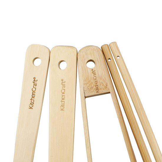 4er-Set Bambusbesteck, Serie „World of Flavours“ – hergestellt von Kitchen Craft