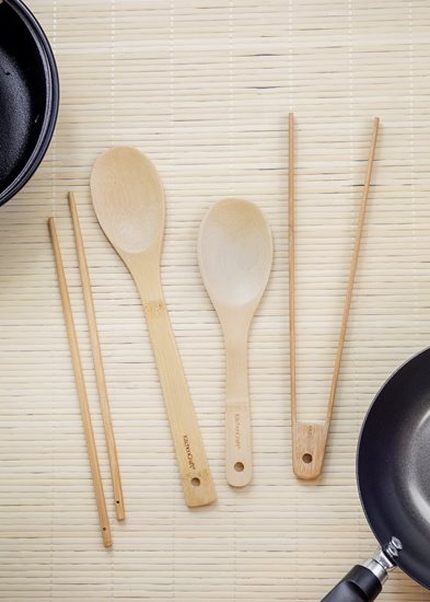 Conjunto de 4 utensílios de bambu, gama “World of Flavours” – feito por Kitchen Craft