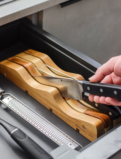 Uchwyt do przechowywania noży, 35 × 10 × 5,5 cm, MasterClass - Kitchen Craft