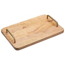 Platter made from wood, for serving food, 35,5 x 22,5 cm, Artesa range - made by Kitchen Craft