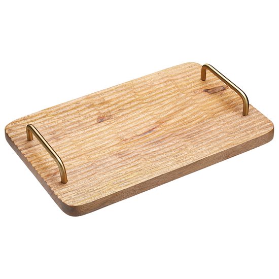 Platter made from wood, for serving food, 35,5 x 22,5 cm, Artesa range - Kitchen Craft