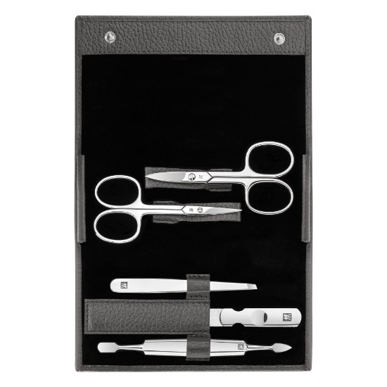 Conjunto 5 peças, carteira em pele, Antracit - Zwilling Classic Inox