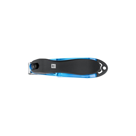 Stainless steel nail clipper with plastic handle, 100 mm, Blue - Zwilling Classic Inox