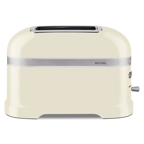 2-slot Artisan toaster, 1250W, of "Almond Cream" color - KitchenAid