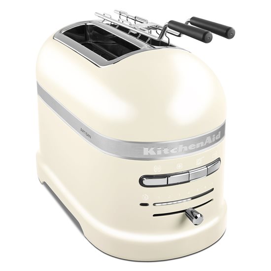 2-slot Χειροποίητη τοστιέρα, 1250W, χρώματος "Almond Cream" - KitchenAid