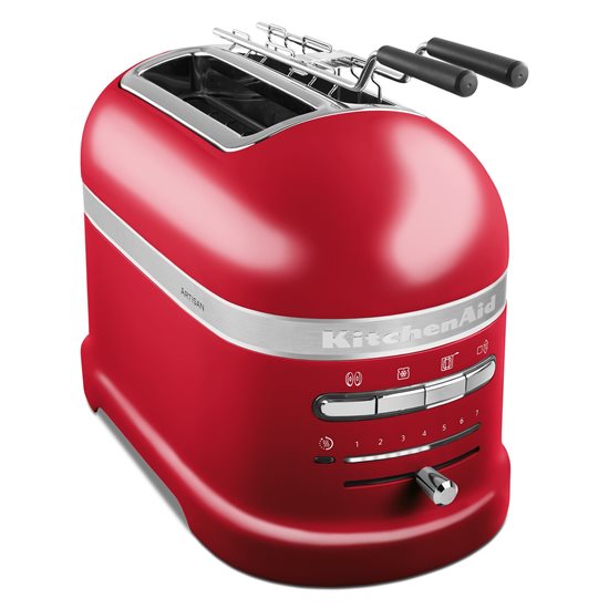 Toaster ta '2 slots, Artisan, 1250W, Empire Red - KitchenAid