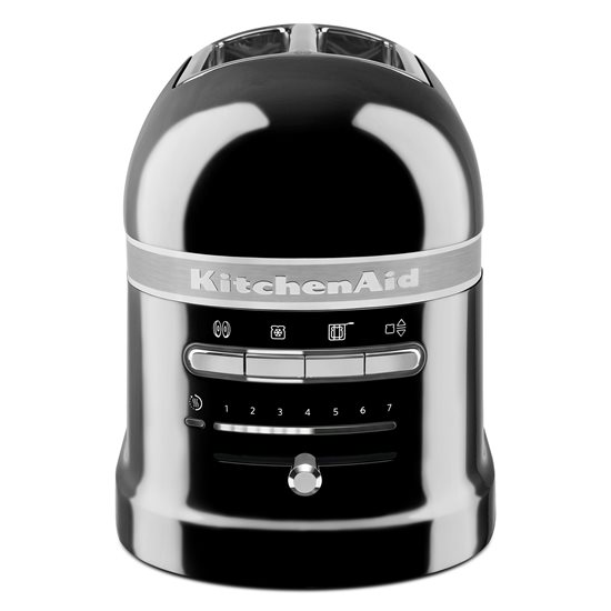 2-slotový toustovač Artisan, 1250W, Onyx Black - KitchenAid