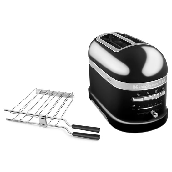 2-režni toaster, Artisan 1250W, Onyx Black - KitchenAid