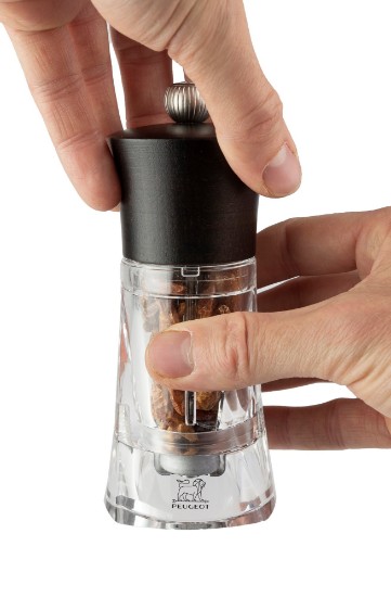 "Oleron" chili pepper grinder, 14 cm, <<Chocolate>> - Peugeot