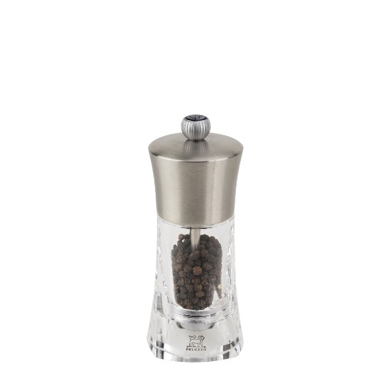 Pepper grinder, 14 cm, "Ouessant", Stainless Steel - Peugeot