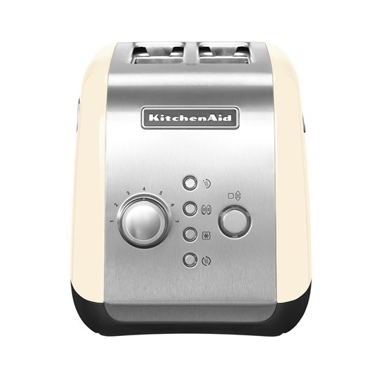 2-paikkainen leivänpaahdin, 1100W, Almond Cream - KitchenAid