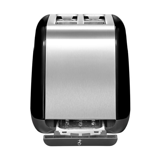 2-režni toaster, 1100W, "Onyx Black" barva - KitchenAid blagovna znamka