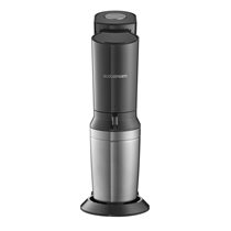 "Crystal" soda maker, Black - SodaStream