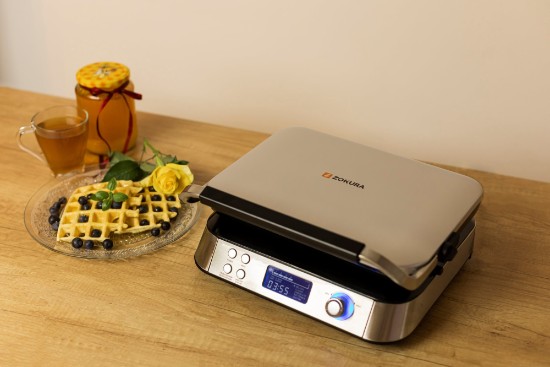 Smart waffle makinesi, 5 fonksiyonlu, 1600 W - Zokura