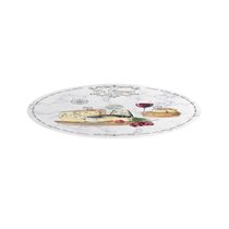 "Les Fromages" rotating platter made of glass, 32 cm  - Nuova R2S