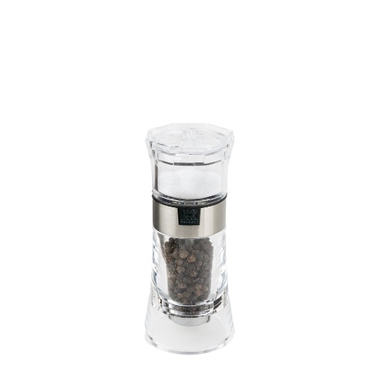 Grinder tal-bżar manwali "Oslo" 2-in-1 bi salt shaker, 13 cm - Peugeot