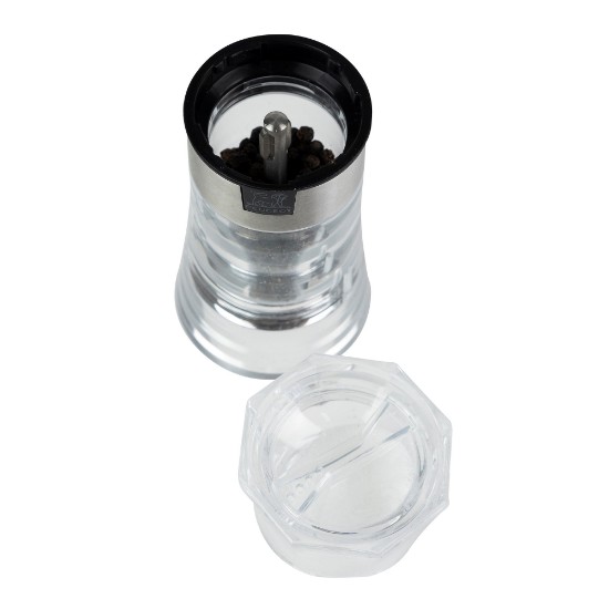 Grinder tal-bżar manwali "Oslo" 2-in-1 bi salt shaker, 13 cm - Peugeot