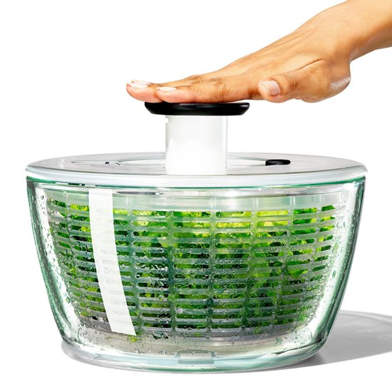 Salātu centrifūga, stikla bļoda, 4,1 L / 27 cm - OXO