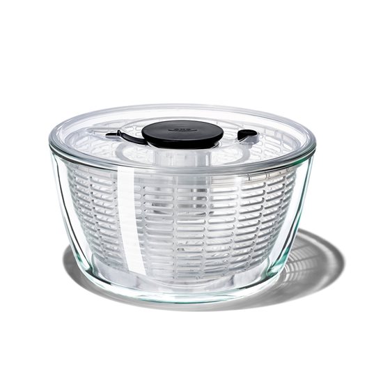 Центрофуга за салата, стъклена купа, 4.1 L / 27 cm - OXO