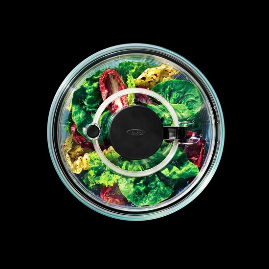 Salatcentrifuge, glasskål, 4,1 L / 27 cm - OXO