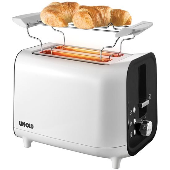 Toaster "Shine White", 800 W - Unold