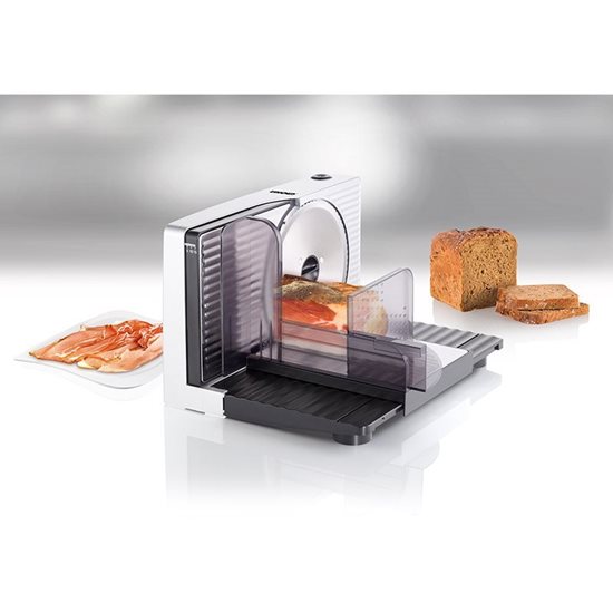 Curve Silver cold meats electric slicing device, 100 W - UNOLD brand
