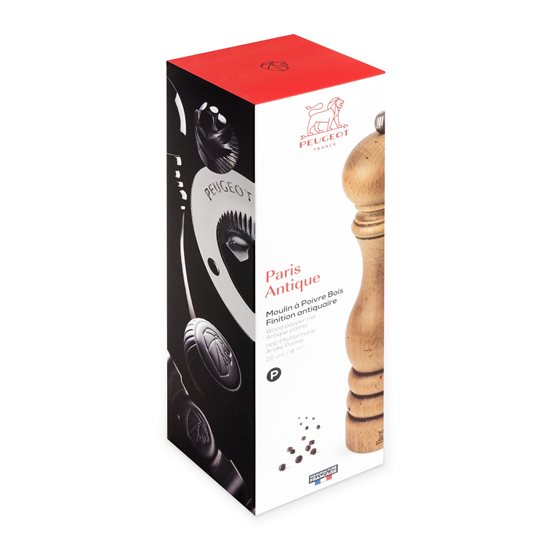 "Paris Classic" pepper grinder, 22 cm, Natural - Peugeot