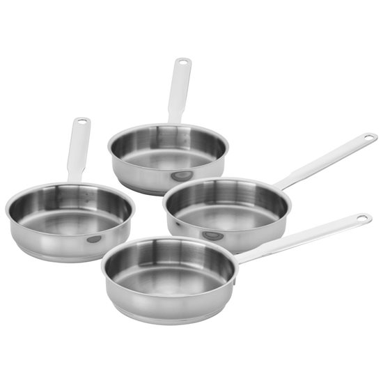 Set of 4 mini-pans "Resto", stainless steel - Demeyere