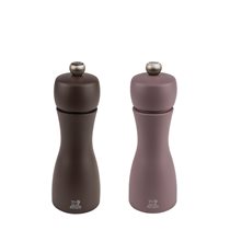 Set of 2 salt and pepper grinders, "Tahiti Winter", 15 cm, "Coffee and Chocolate" - Peugeot