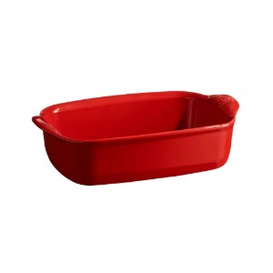 Prostokątne naczynie do pieczenia, ceramiczne, 22 x 14,5 cm/0,7 l, Burgundy - Emile Henry