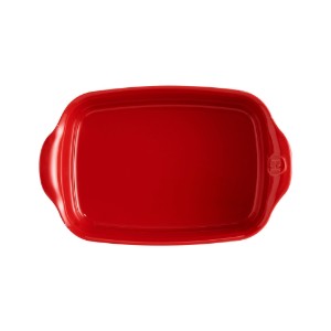 Prostokątne naczynie do pieczenia, ceramiczne, 22 x 14,5 cm/0,7 l, Burgundy - Emile Henry