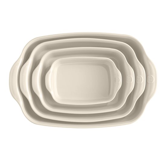 Rectangular baking dish, ceramic, 22 x 14.5 cm/0.7L, Clay - Emile Henry