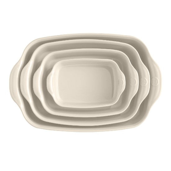 Oven dish, ceramic, 30x19cm/1.55L, Clay - Emile Henry