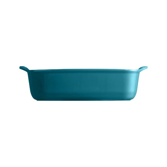 Rectangular baking dish, ceramic, 22 x 14.5 cm/0.7 l, Mediterranean Blue - Emile Henry