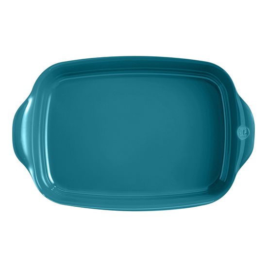 Blacha ceramiczna, 36.5x23.5cm/2.7L, Mediterranean Blue - Emile Henry