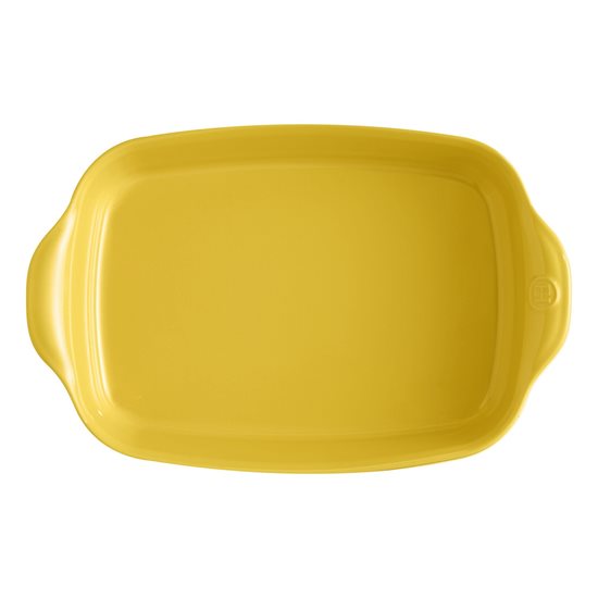 Ceramic oven dish, 36.5x23.5cm/2.7L, Provence Yellow - Emile Henry