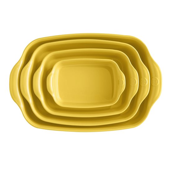 Kerámia sütőtál, 36,5x23,5 cm/2,7L, Provence Yellow - Emile Henry