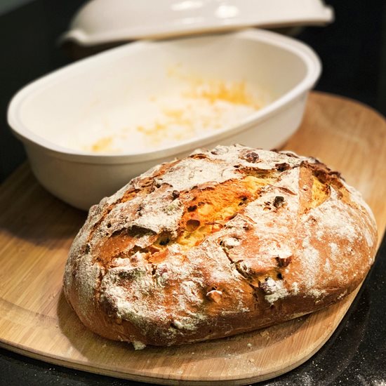 Řemeslný chléb pekáč 34 x 22 x 15 cm, <<Linen>> - Emile Henry