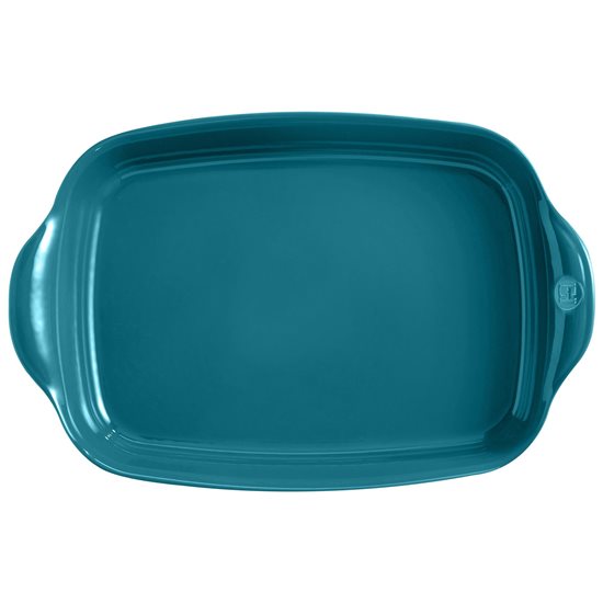Ceramic oven dish, 42.5x28 cm/4L, Mediterranean Blue - Emile Henry