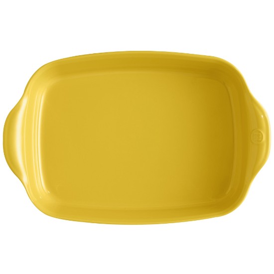 Ceramic oven dish, 42.5x28cm/4L, Provence Yellow - Emile Henry