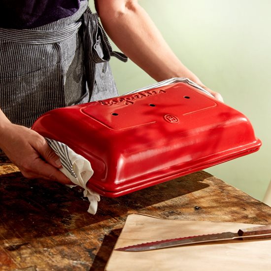 Fuente para horno baguette, cerámica, 39,5 x 23 cm/3,7L, Burgundy - Emile Henry